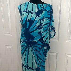 Lily Pulitzer blue dress - shift sleeves XL